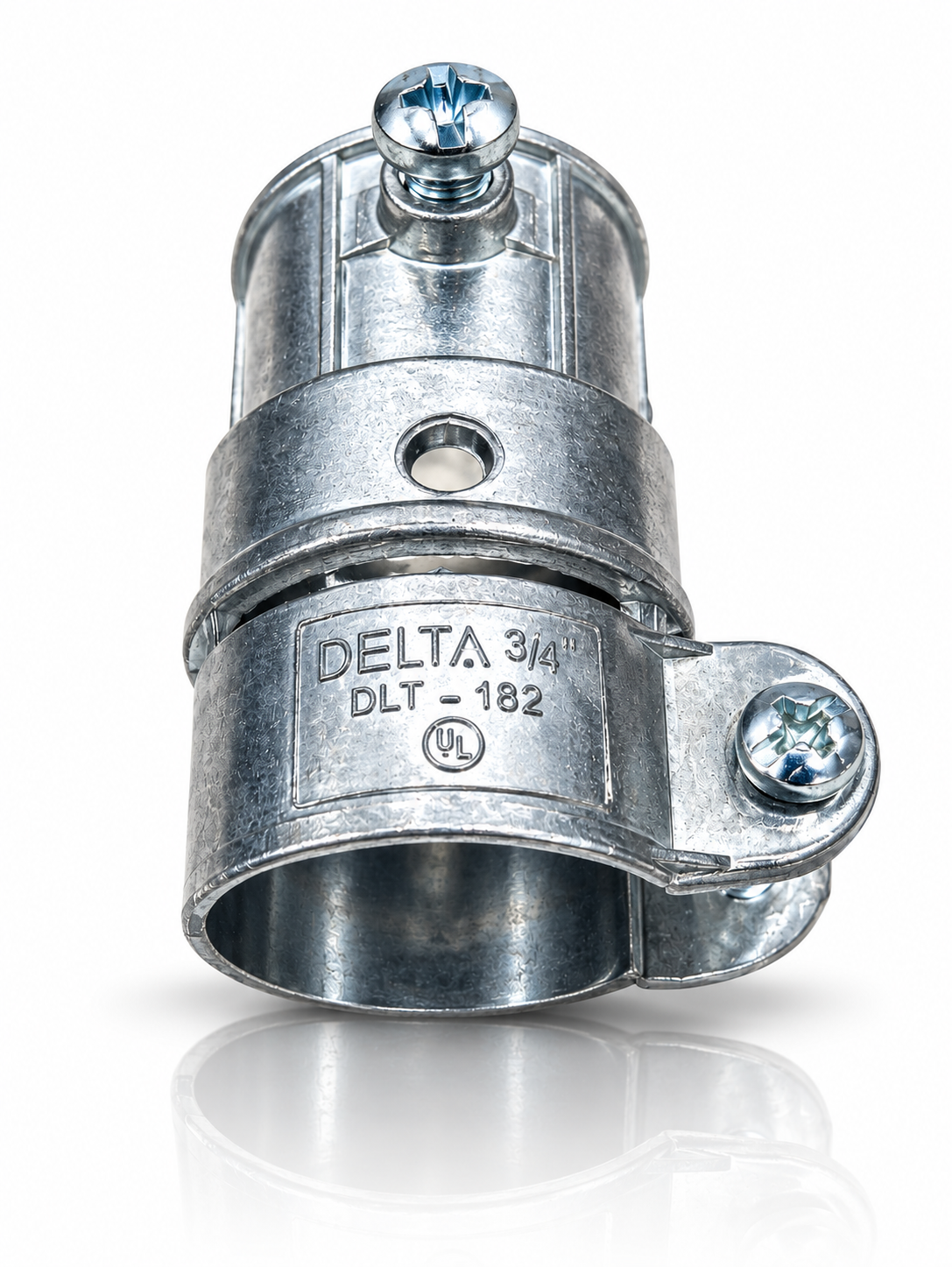 EMT TO FLEX SET SCREW CLAMP CONNECTOR ZINC